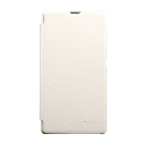 Кожен калъф тип тефтер KALAIDENG модел ENLAND Series за Sony Xperia Z1 L39h бял